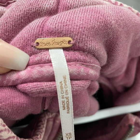 Free People Dolman Quilted Knit Jacket Daphne Pink - Picture 4 of 7